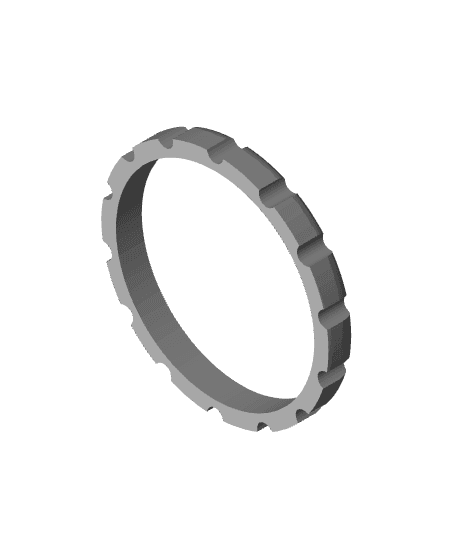 BEYBLADE WEIGHT RING (14 NOTCH) | PLASTIC GEN SERIES 3d model