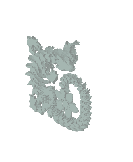 Cherry Blossom Dragon 3d model