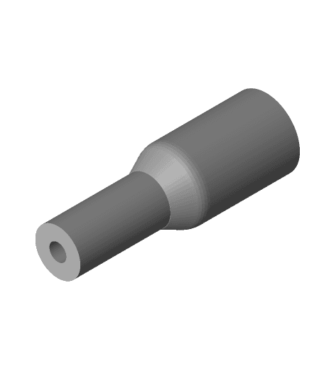 Narrow Schrader Valve Adapter 3d model