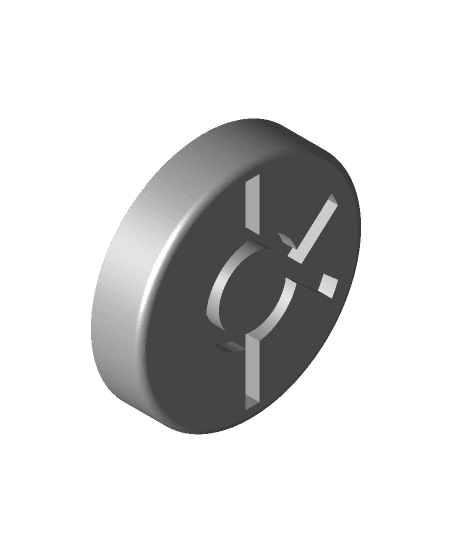 POKEMON UNOWN MMU FRIDGE MAGNET "K" 3d model