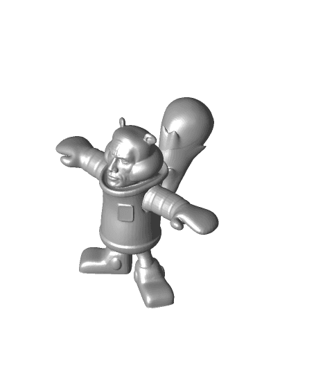 Sandy Rocks (Sandy Cheeks + The Rock) 3d model