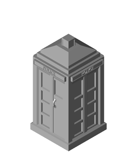 Modern Marvels - November 2023 Police Call Box 3d model