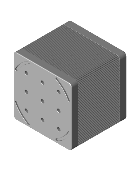 Cubic planter 3d model