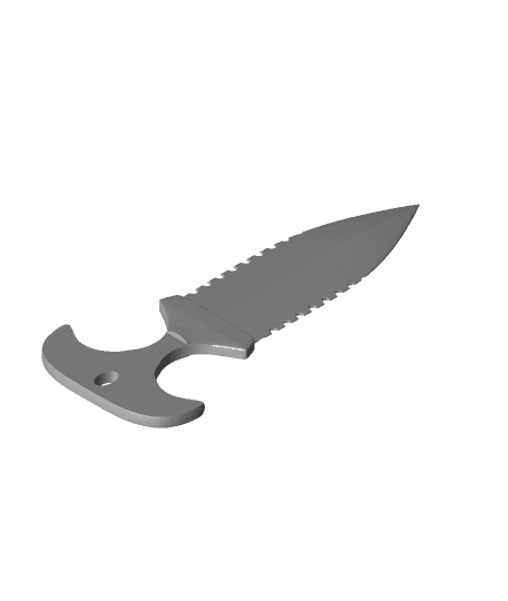 Dagger Serrated-v2 3d model