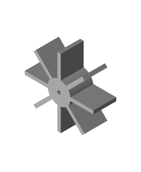 Water Wheel Chain 3d model