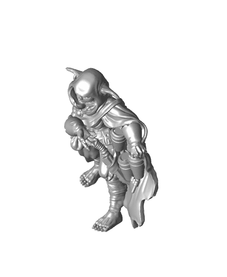 Potion Seller - Goblin Brewers - PRESUPPORTED - Illustrated and Stats - 32mm scale			 3d model