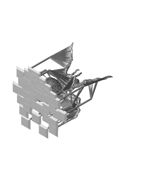 Trapdoor Spider - Mechanical Terrain Piece 3d model