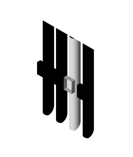 Lean Tube sconce, SKU. 23673 by Pikartlights 3d model