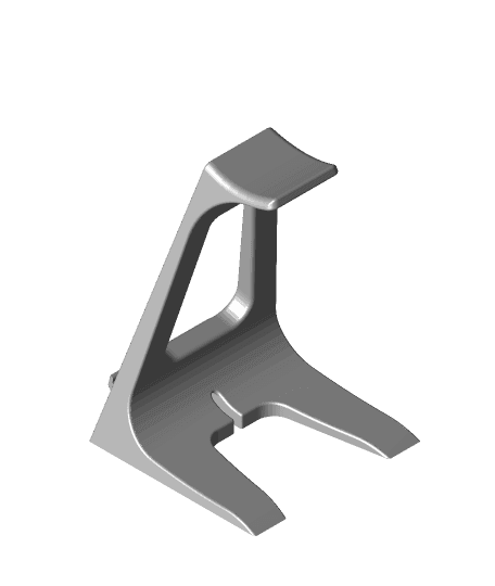 Phone and Headphone holder 3d model