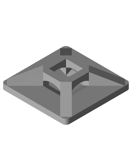 Cable Tie Base 3d model