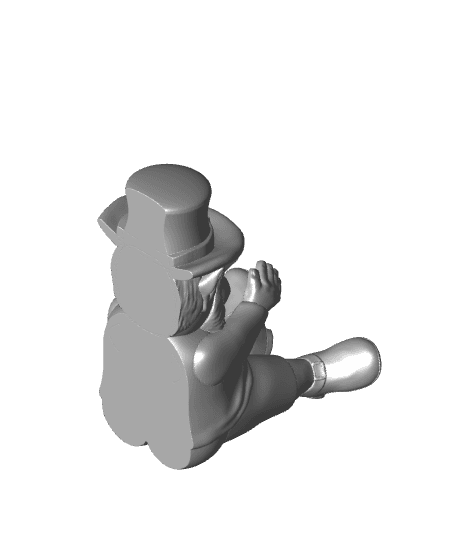 St Patrick's Day Leprechaun Bottles Holder - No Supports 3d model