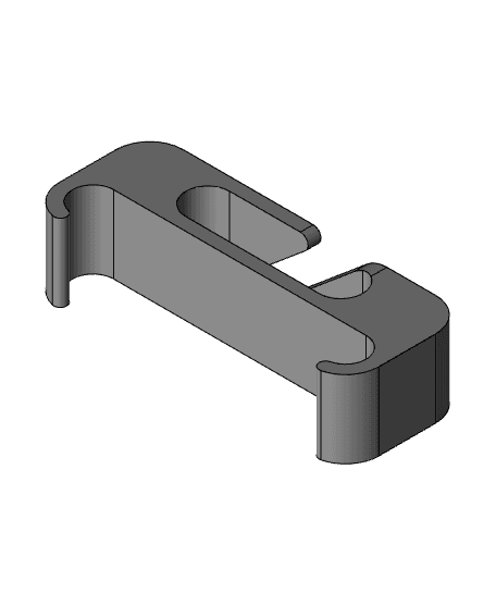 Samsung T7 SSD Grids & Cable Clip 3d model