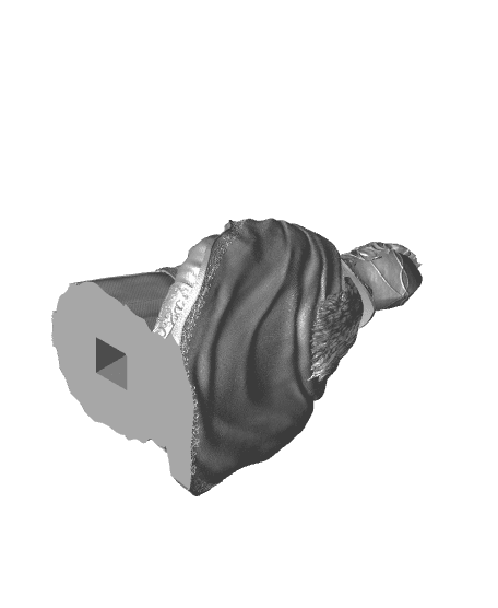 Sir Ansbach bust - Elden Ring (Pre-Supported) 3d model