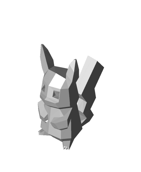 Low-Poly Pikachu 3d model