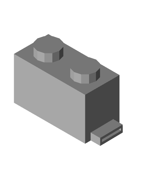 Lego Whistle 3d model