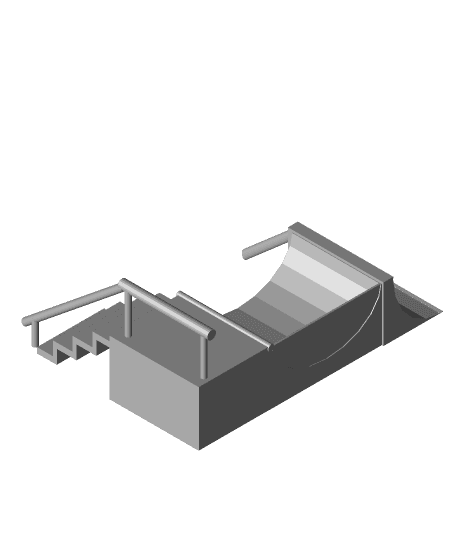 skatepark of Jaxon 3d model