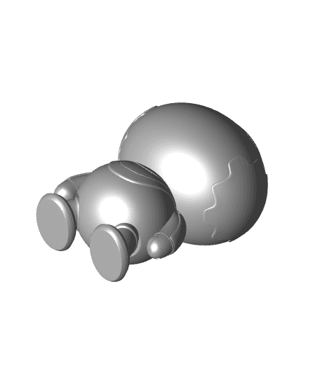 Cute Robot (Updated) 3d model