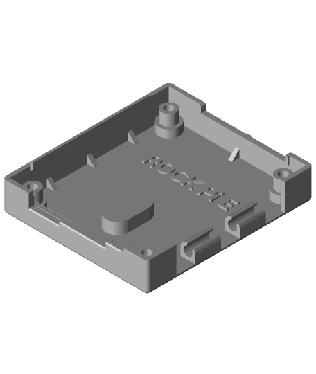 ROCK Pi E Single Board Computer Case 3d model