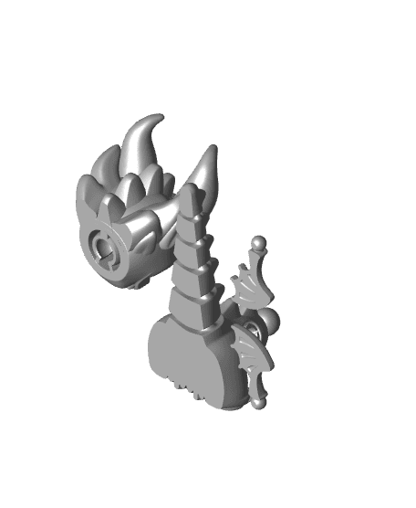 FLICKERTAIL: CUTE DRAGON COMPANION! 🐉✨ 3d model