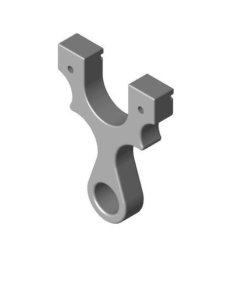 Easy SlingShot Catapult - Flat Band, No Tie! 3d model