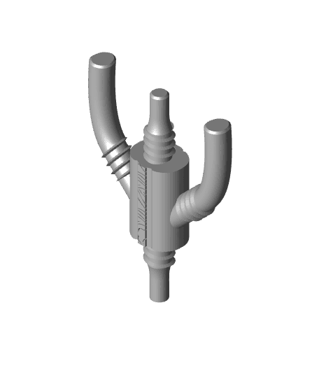 Pool Noodle Trident  3d model