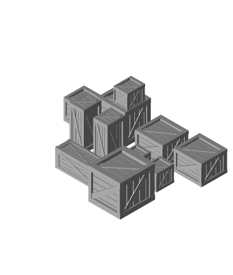 Boxes 3d model