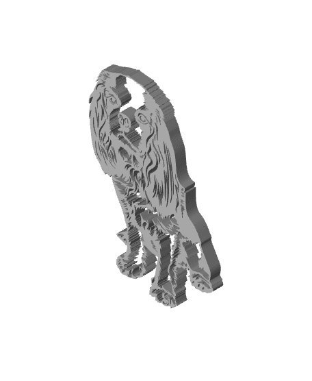 Spaniel wall art realistic spaniel wall decor  3d model