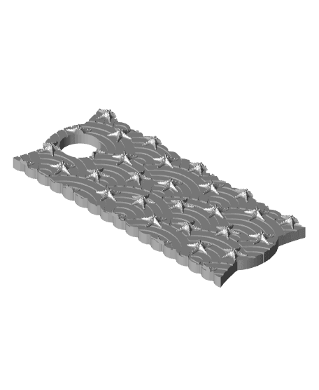 Starfish Lid Topper 40oz.stl 3d model