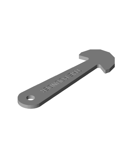 THE POUNDER - Pound coin simulator for trolleys 3d model