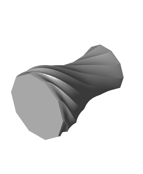 Twisted Spiral Vase 3d model