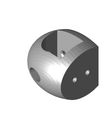 Angle Bracket with  wire pass 3d model