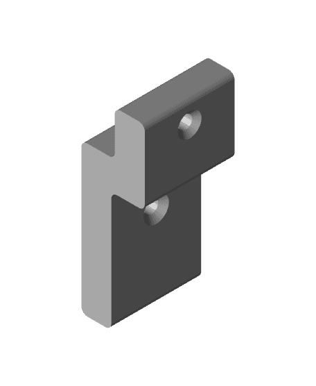 Bed Frame Bracket 3d model