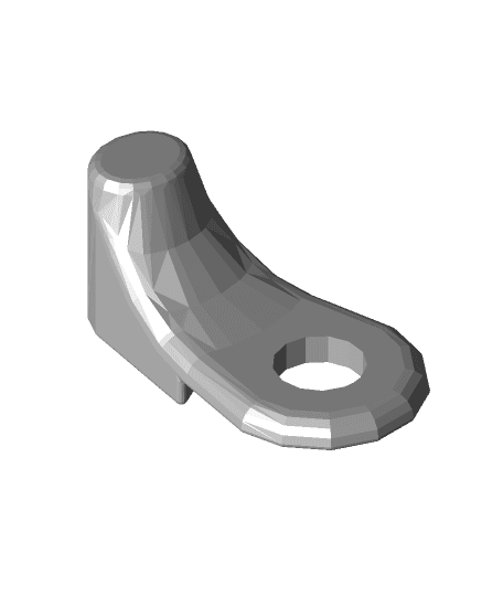 Hook for the headrest of a VW Transporter 3d model