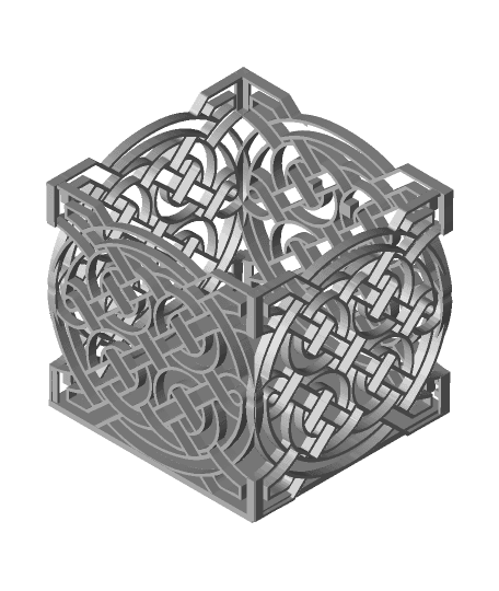 Celtic box-v2 3d model