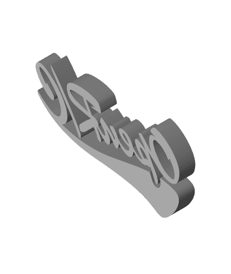 #OpenRC Truggy Baseball Logo Side Shields 3d model