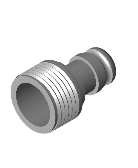 Connector for water gun 3d model