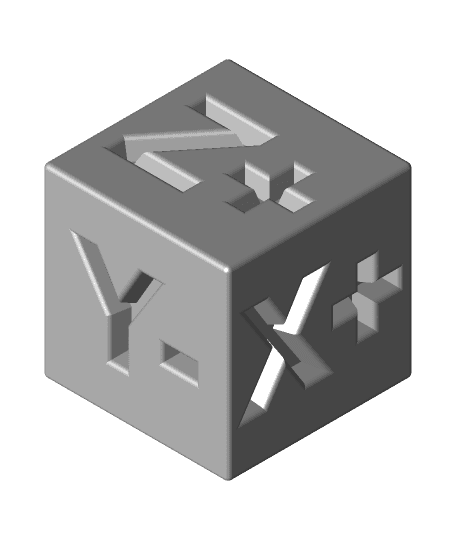 20 mm Calibration Cube.stl 3d model