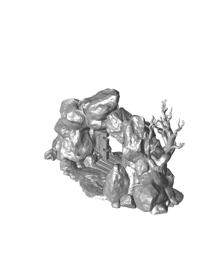 Cave Entrance 3d model