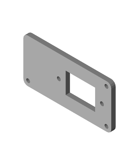 Socket Plate for FlexATX 3d model