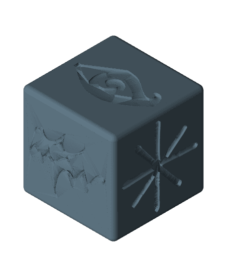 Rune Dice 3d model