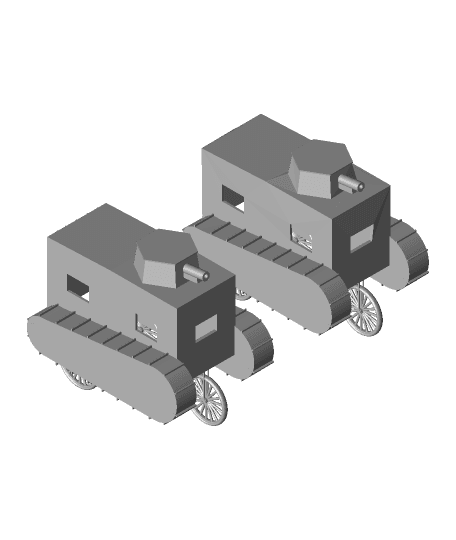 Bike exercise tank ww2 3d model