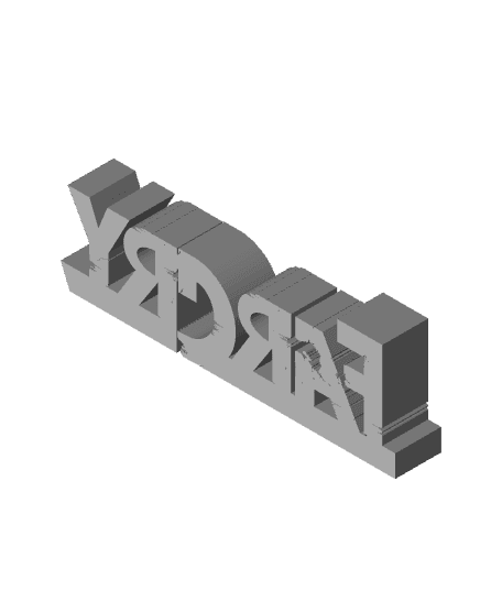 FARCRY Logo Mesa.stl 3d model