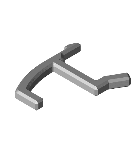 EZPZ Pegboard Hook // 20mm Hook 3d model