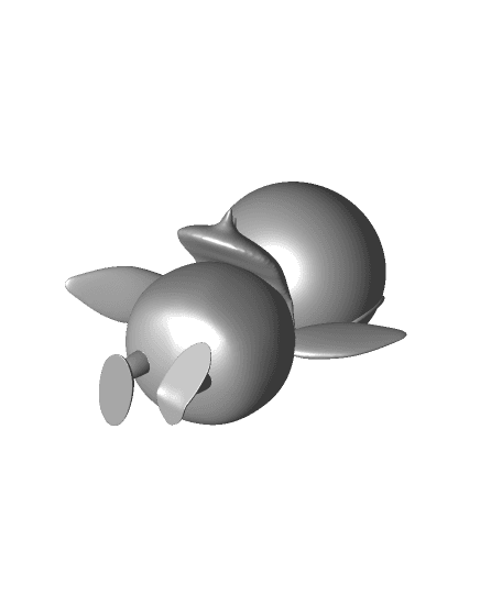 Piplup waving.stl 3d model