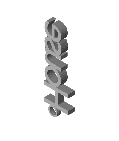 Word Keyrings 3d model