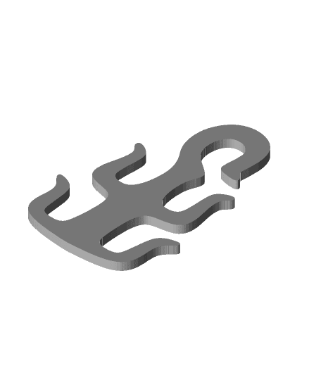 Camping hook 3d model