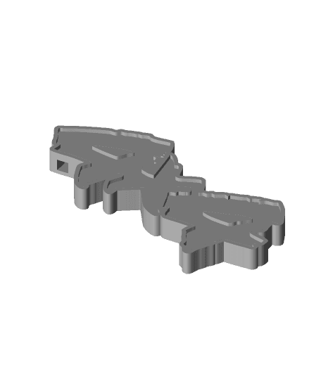 4x4 Rugged Keychain 3d model