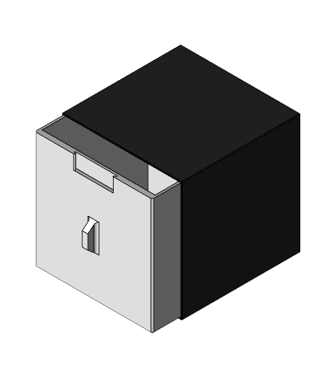 Workbench Parts Bin, Style 4 3d model