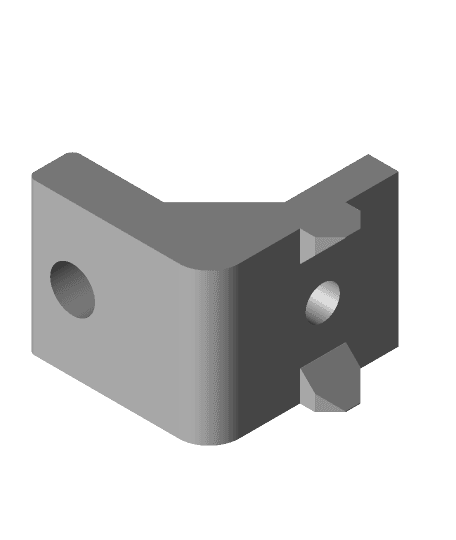 Reverse Bowden Mount 3d model