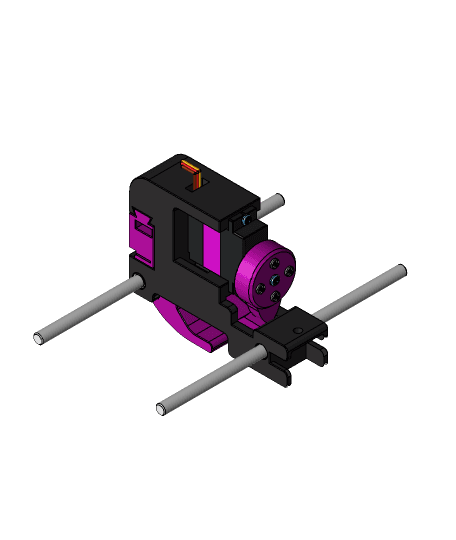 SMuFF - Small Servo Carrier 3d model